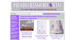 Desktop Screenshot of prestochangodecor.com
